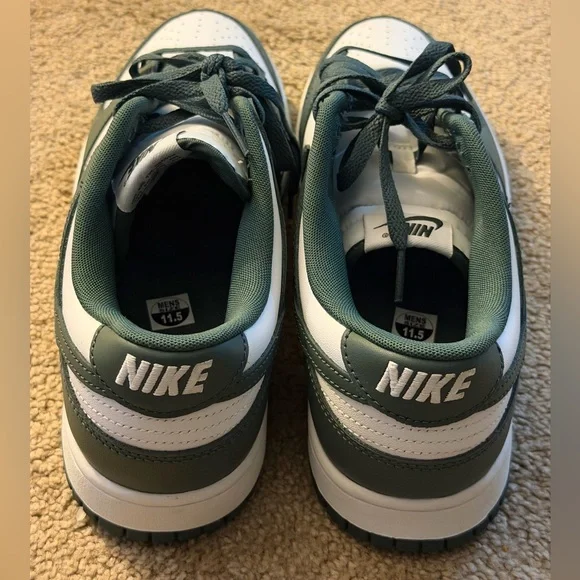 SIZE 11.5 | Nike Dunk Low 'Vintage Green' | DV0833-111 new without box NWOB - Picture 4 of 8